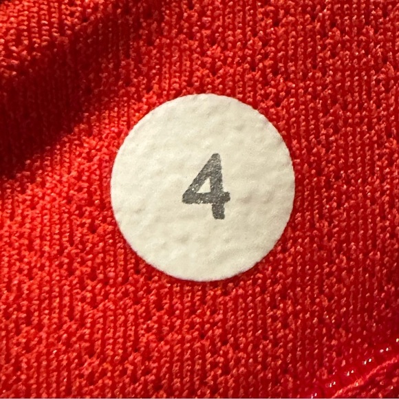 Lululemon  Groovy Run Short Wee Are From Space Love Red Deep Coal Size 4 Pocket - Picture 9 of 9